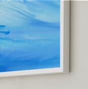 "The Swell" - Art Print in tropical sea by Michelle Waldie - Frame Close-up