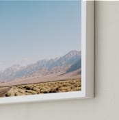 "Highway 395" - Art Print in Desert Mauve by Anna Western - Frame Close-up