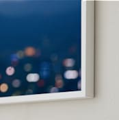 "Rhapsody in Blue No.2" - Art Print in dar by lulu and isabelle - Frame Close-up