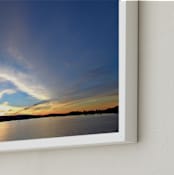 "Sunset 101" - Art Print in Sunny Gold by NSMARK - Frame Close-up