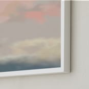 "End of Summer" - Art Print in smokey grey by Amy Hall - Frame Close-up