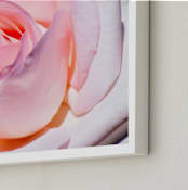 "Internal light" - Art Print in Rosy pink by NSMARK - Frame Close-up