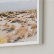 "Desert Tundra" - Art Print in Desert Sand by Anna Western - Frame Close-up