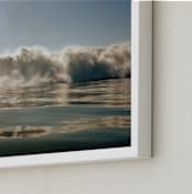 "untitled.3" - Art Print in ocean blue by Mac Harris - Frame Close-up