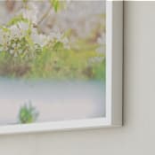 "divergent blossoms II" - Art Print in Pear by Naomi Ernest - Frame Close-up