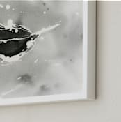 "In The Storm" - Art Print in Storm Cloud by Michelle Waldie - Frame Close-up