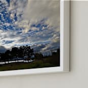 "Sky above us-8" - Art Print in Multi-colored by NSMARK - Frame Close-up