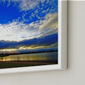 "Rays through clouds" - Art Print in Multi-colored by NSMARK - Frame Close-up