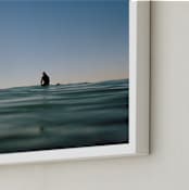 "untitled.2" - Art Print in ocean blue by Mac Harris - Frame Close-up