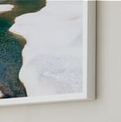 "Pedernales Falls" - Art Print in Lake Blue by Kaitlin Rebesco - Frame Close-up