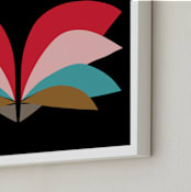"Wings" - Art Print in Tribal by Christina Flowers - Frame Close-up