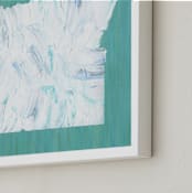 "Oregon in Paint" - Art Print in Oregon Blue by Denise Wong - Frame Close-up