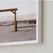 "Desert Corral" - Art Print in Desert Afternoon by Anna Western - Frame Close-up
