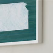 "Kansas in Paint" - Art Print in Kansas Green by Denise Wong - Frame Close-up