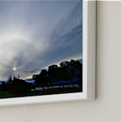 "Sun behind clouds" - Art Print in Multi-colored by NSMARK - Frame Close-up