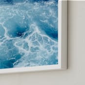 "Having the Blues" - Art Print in Navy by Carole Crohan - CaroleeXpressions - Frame Close-up