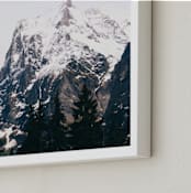 "Alpine Brushes" - Art Print in crispy morning by lulu and isabelle - Frame Close-up