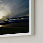 "Through clouds" - Art Print in Multi-colored by NSMARK - Frame Close-up