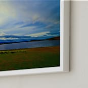 "Shoreline" - Art Print in Multi-colored by NSMARK - Frame Close-up