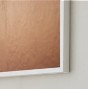 "New and Old" - Art Print in Stucco by Sara Heilwagen - Frame Close-up