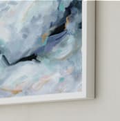 "Moody" - Art Print in Moody Blue by Melanie Severin - Frame Close-up