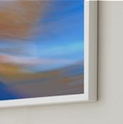 "Abstractscape31" - Art Print in Multi-colored by NSMARK - Frame Close-up