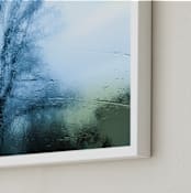 "Storm Beauty" - Art Print in Storm Blue by Monica Janes Fine Art - Frame Close-up