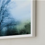 "Storm Beauty" - Art Print in Storm Blue by Monica Janes Fine Art - Frame Close-up