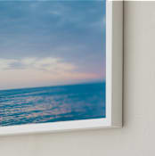 "Prism I" - Art Print in Salty Blue by Lindsay Ferraris Photography - Frame Close-up