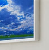 "Stormy clouds" - Art Print in Cloudy blue by NSMARK - Frame Close-up