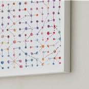 "Here to There" - Art Print in All the colors by Stephanie Nowotarski - Frame Close-up