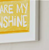"My Sunshine Love" - Art Print in Sunshine by Kerry Doyle - Frame Close-up