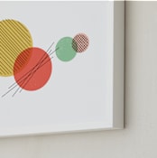"Wonderful Solar System" - Art Print in Carnival by Jessie Steury - Frame Close-up