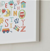 "chatterbox" - Art Print in rainbow sprinkles by peetie design - Frame Close-up