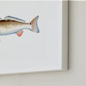 "On the Fly 3" - Art Print in Coffee Bean by Stacey Brod - Frame Close-up