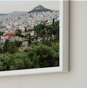"Hellas V" - Art Print in Pine Green by Lindsay Ferraris Photography - Frame Close-up