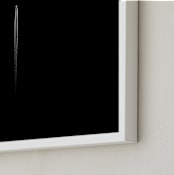 "Black and White II" - Art Print in Dark Skies by Tal Paz-Fridman - Frame Close-up