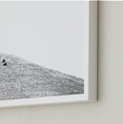 "Roaming West I" - Art Print in Black & White by Shannon Howard - Frame Close-up