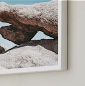 "Arch and Sky" - Art Print in Red Rocks by Ilze Lucero - Frame Close-up