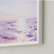 "Sunset in Lavender" - Art Print in Lavender by Kate Dailey - Frame Close-up