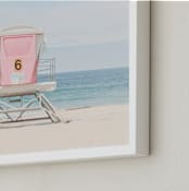 "Tower 6 #1" - Art Print in Pretty in Pink by Shannon Howard - Frame Close-up