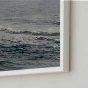 "Winter Surfing IX" - Art Print in Winter Surfing IX by Tal Paz-Fridman - Frame Close-up