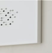 "Abacus 1" - Art Print in Charcoal by Stephanie Nowotarski - Frame Close-up