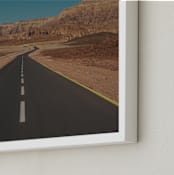 "Desert Road #2" - Art Print in Desert Road by Tal Paz-Fridman - Frame Close-up