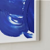 "Take To Flight" - Art Print in Royal Blue by Sarah Lund - Frame Close-up
