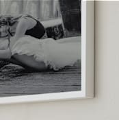 "Dreaming Beauty" - Art Print in Ash by Hollie Renner Photography - Frame Close-up