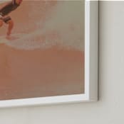 "Rose Surf King" - Art Print in Rose Quartz by Annie Seaton - Frame Close-up