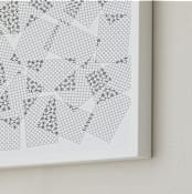 "Popular Sentiment" - Art Print in Charcoal by Stephanie Nowotarski - Frame Close-up