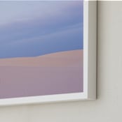 "Pink Sand Dunes" - Art Print in Sand Pink by Kathy Van Torne - Frame Close-up