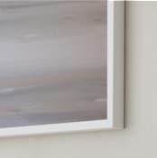 "Into the light " - Art Print in Soothing Grey by Colleen Ehrlich - Frame Close-up